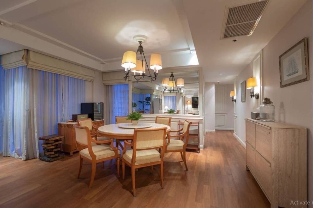 ขายคอนโดวิทยุ ชิดลม หลังสวน : ขายคอนโดใจกลางเมือง Langsuan Ville 2 Bedroom 2 Bathroom 