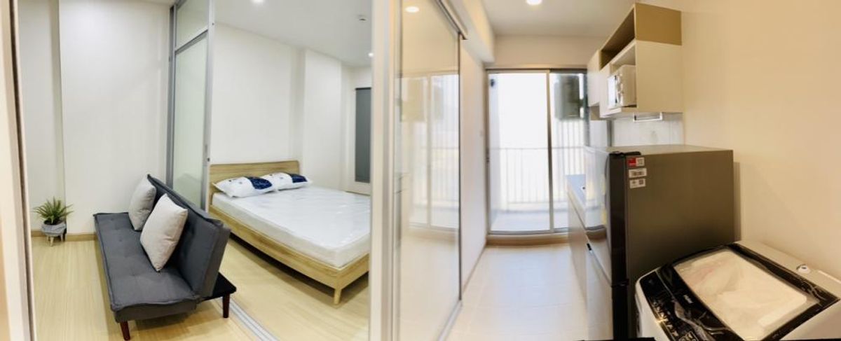 For RentCondoSamut Prakan,Samrong : ✨ There is a washing machine, Supalai Vernda Condo, Sukhumvit 117, 1 bedtime, 34 sqm, 31, only 11500 baht 🏡💖