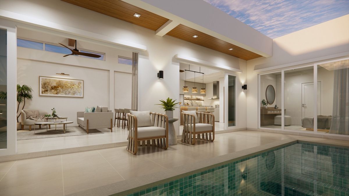 ขายกิจการโรงแรม & กิจการอพาร์ตเมนต์ภูเก็ต : Brand New ‼️ 3BR Luxury Pool Villas Saiyuan Rawai, Phuket