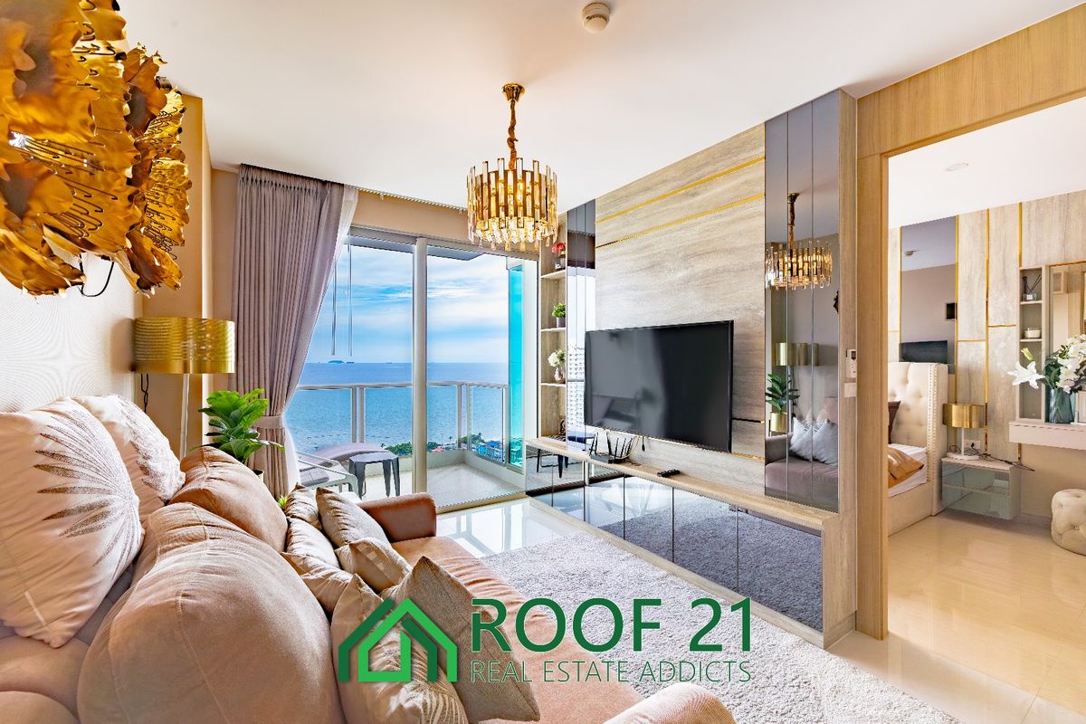 ให้เช่าคอนโดพัทยา บางแสน ชลบุรี สัตหีบ : ให้เช่า! The Riviera Jomtien – ห้องใหญ่พร้อมวิวทะเล 1 ห้องนอน 1ห้องน้ำ 47 ตารางเมตร 