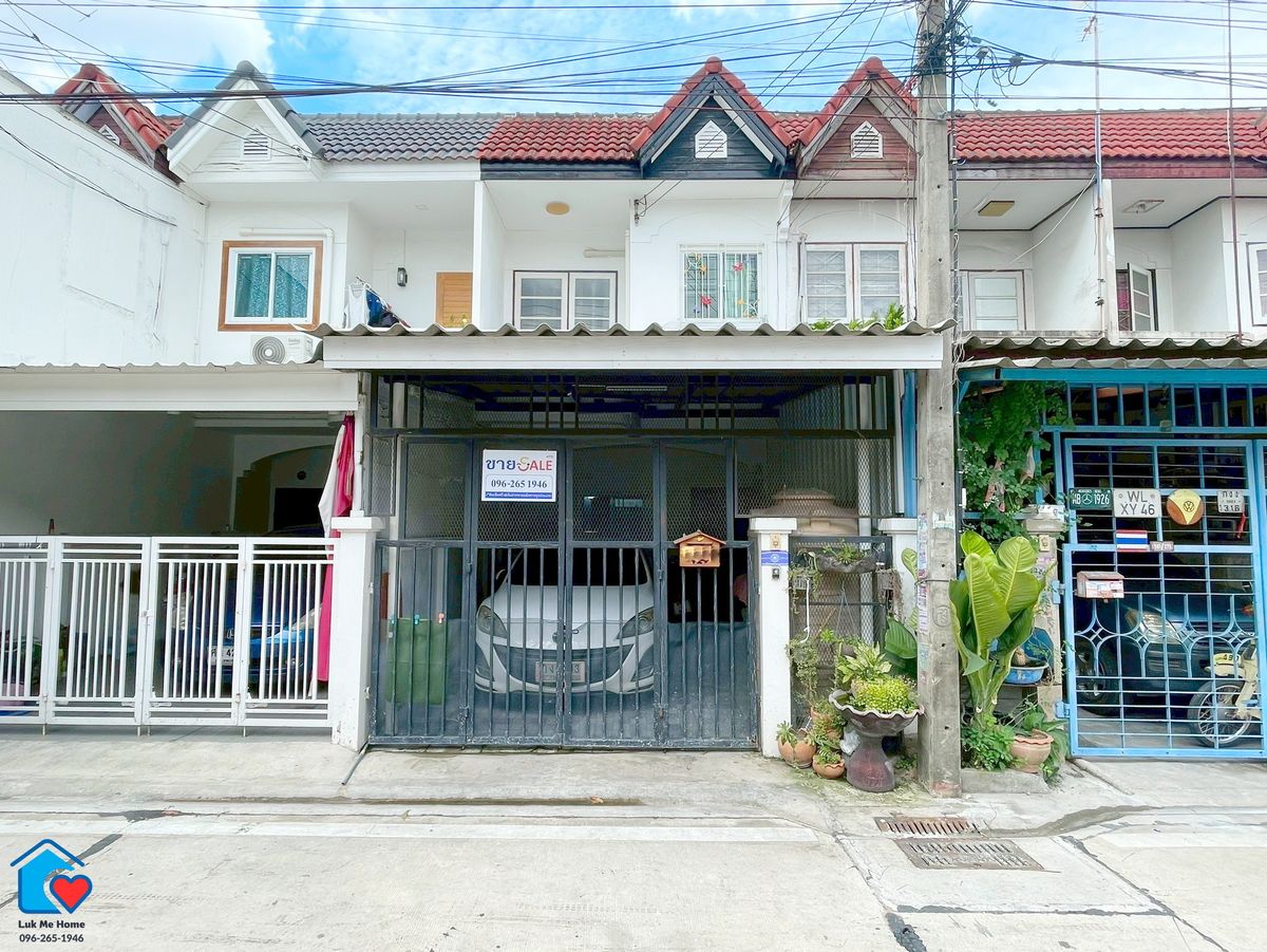 ขายทาวน์โฮมปทุมธานี รังสิต ธรรมศาสตร์ : ขายทาวน์เฮ้าส์ 2 ชั้น หมู่บ้านฉัตรณรงค์วิลล่า3 ลำลูกกา-คลอง3 ทำเลดีใกล้รถไฟฟ้าสายสีเขียว