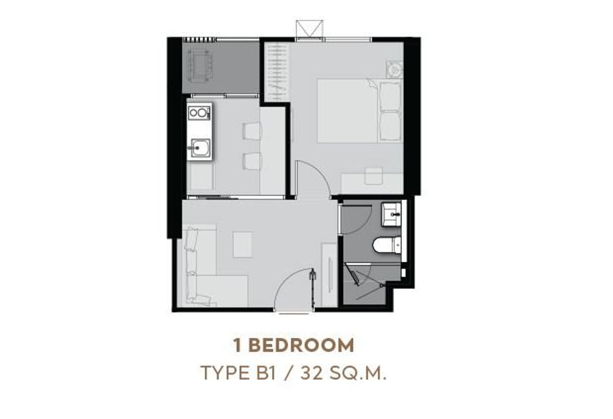 For RentCondoRama9, Petchburi, RCA : For rent Life Asoke Rama 9 Price 21,000 baht [LAR0021]