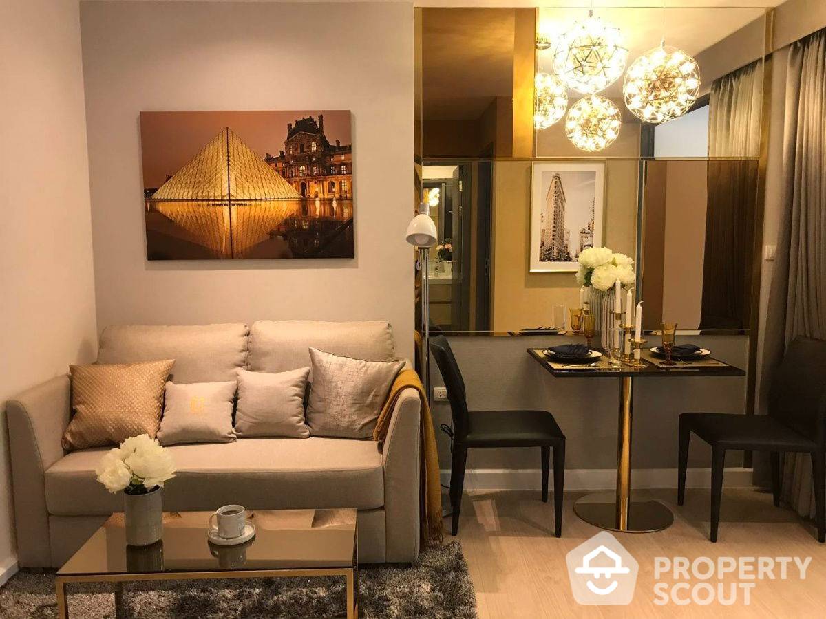 ขายคอนโดรัชดา ห้วยขวาง : คอนโด 1-ห้องนอน ที่ เมโทรลักซ์ โรสโกลด์ พหล - สุทธิสาร ใกล้ BTS สะพานควาย