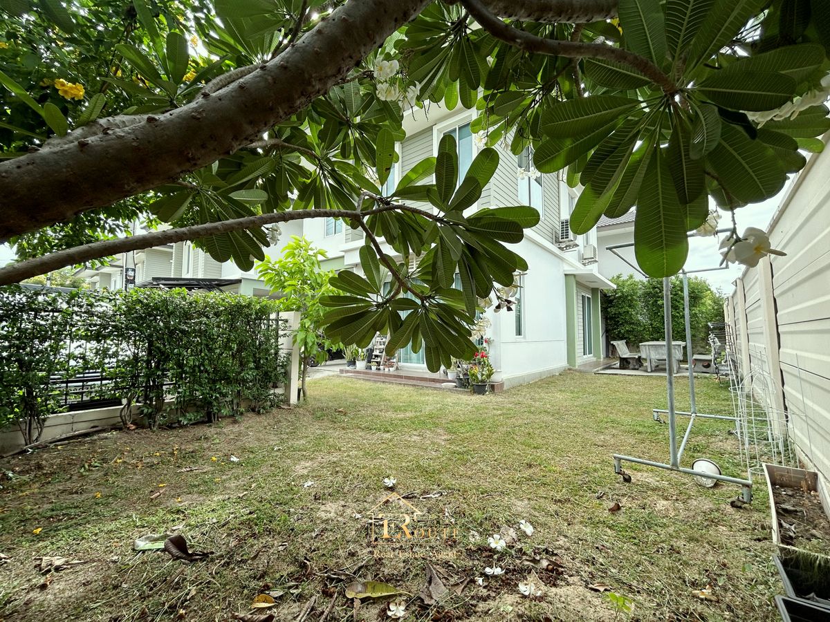 For SaleHousePathum Thani,Rangsit, Thammasat : Twin house for sale, The Platon Chaeng Wattana-Ratchaphruek, 44.9 sq.w., behind the road near 345 Bang Khu Temple, Pathum Thani Temple