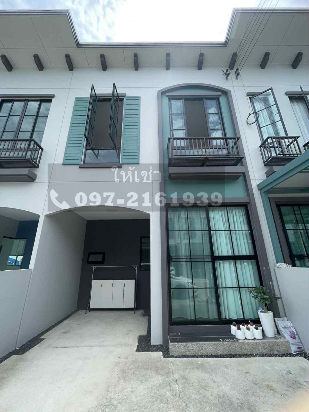 For RentMin Buri, Romklao : 2-storey townhome for rent, Ban Mai, Nesiri Ramkhamhaeng, ready 📞0997-2161939