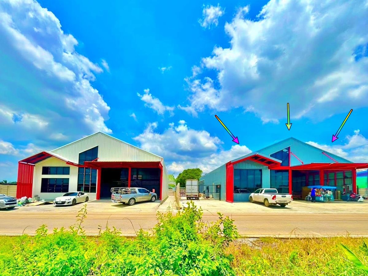 For RentWarehousePathum Thani,Rangsit, Thammasat : Brand-New Warehouse: Free Utilities, 4 CCTV Cameras Included, and Free A/C Maintenance