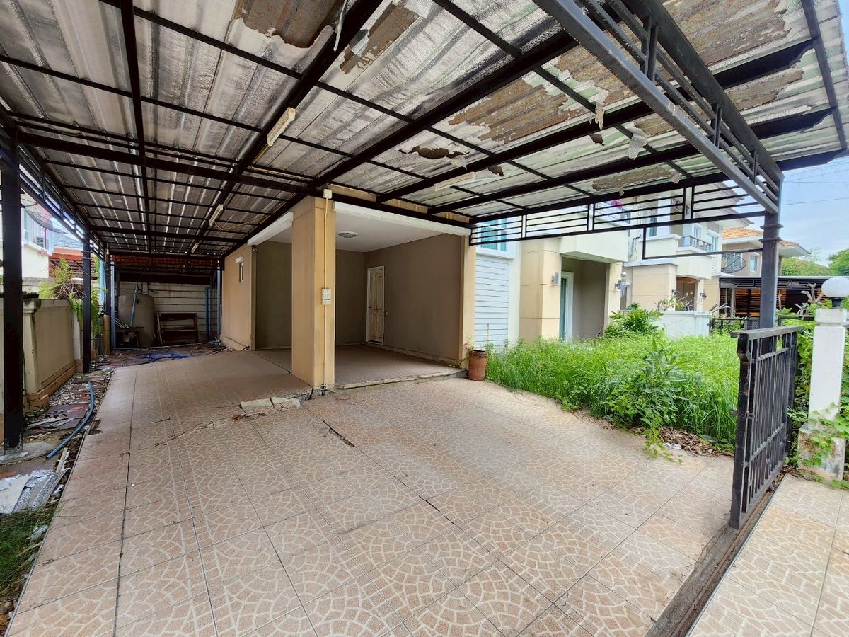 ขายบ้านมหาชัย สมุทรสาคร : บ้านเดี่ยว โครงการพฤกษาวิลเลจ 6 พระราม 2 - บางขุนเทียนชายทะเล บ้านพร้อมอยู่ ทำเลหน้าสวน ขนาด 50 ตารางวา 3 ห้องนอน ตำบลพันท้ายนรสิงห์ อำเภอเมืองสมุทรสาคร จังหวัดสมุทรสาคร