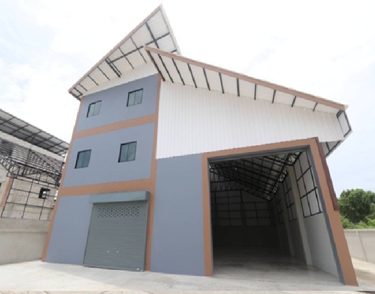 For RentWarehouseNonthaburi, Bang Yai, Bangbuathong : For Rent to rent a warehouse with an office with a room in Bang Yai area, Soi Wat Ton Ruea Rural Road, B.E. 5014 / new construction / Usable area of ​​408 square meters, not including the external parking space, very good location