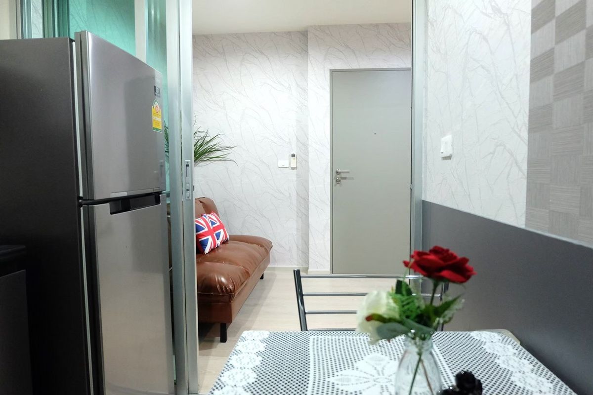For RentCondoRatchadapisek, Huaikwang, Suttisan : Rent a high view, beautiful room, complete equipment