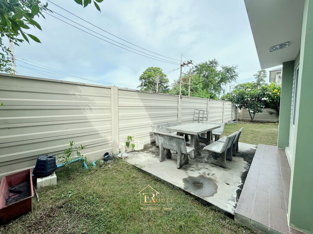 For SaleHousePathum Thani,Rangsit, Thammasat : Twin house for sale, The Platon Chaeng Wattana-Ratchaphruek, 44.9 sq.w., behind the road near 345 Bang Khu Temple, Pathum Thani Temple