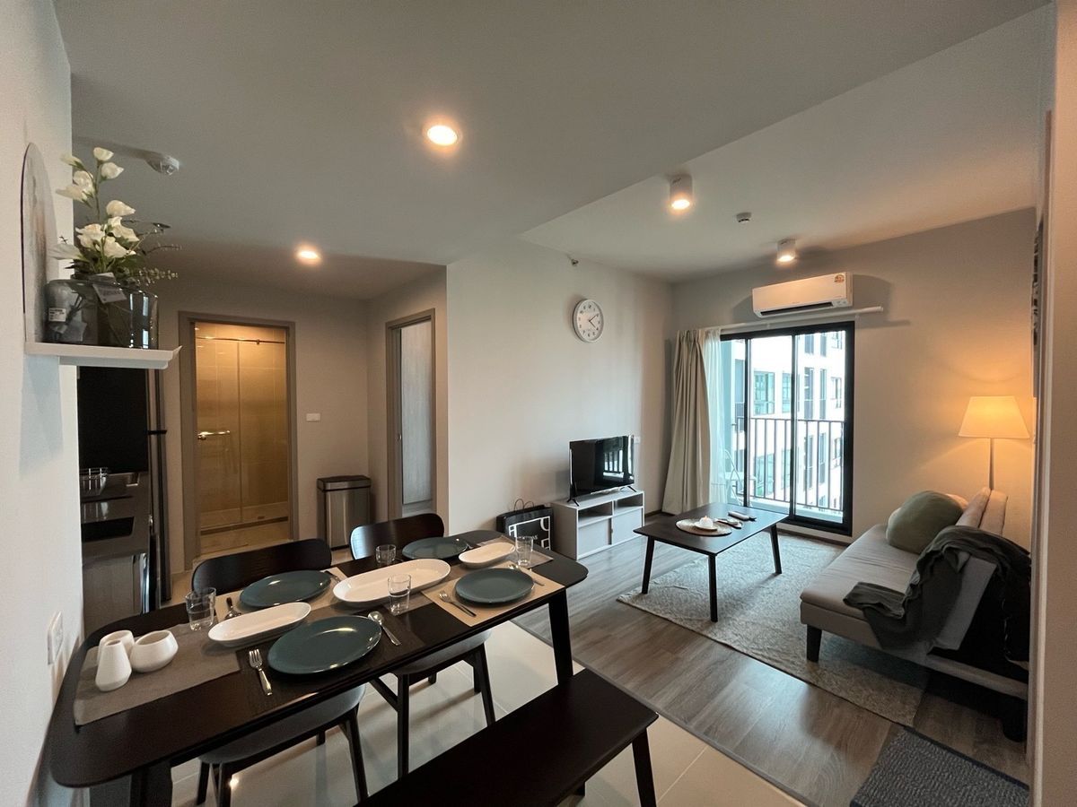 For RentCondoSeri Thai, Ramkhamhaeng Nida : 🔥🔥29833🔥🔥 For rent IDEO Ramkamhaeng Lamsali Station -2 bedrooms, 2 bathrooms🌐LINE ID : @fastforrentcondo