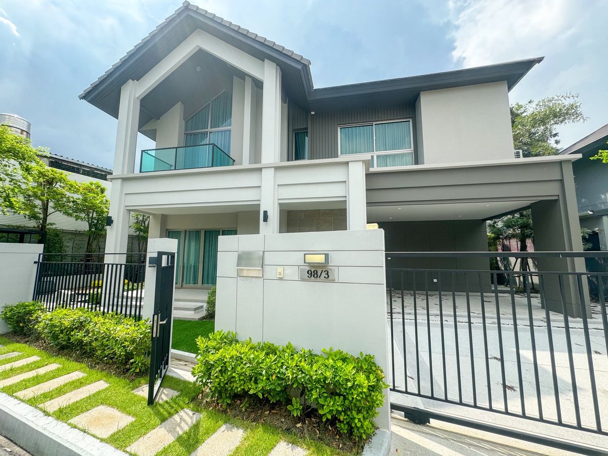 For RentHouseSeri Thai, Ramkhamhaeng Nida : WS1071 🔥 For rent! Single house 🔥 Luxury project from SC Asset — Bangkok Boulevard Signature Lat Phrao–Seri Thai