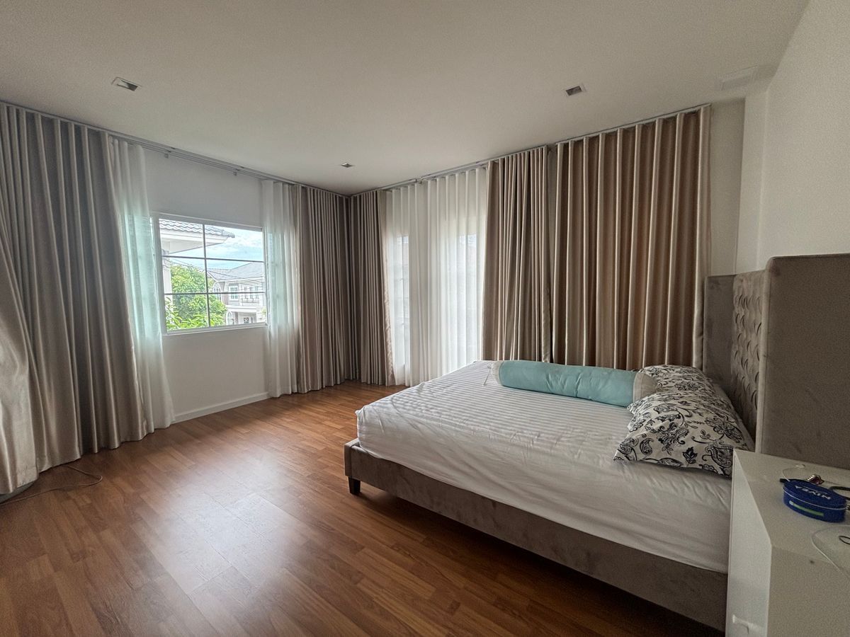 For RentHouseLadkrabang, Suwannaphum Airport : K-6415 for rent! Single house, Casa Grand Onnut - Ring Road ready