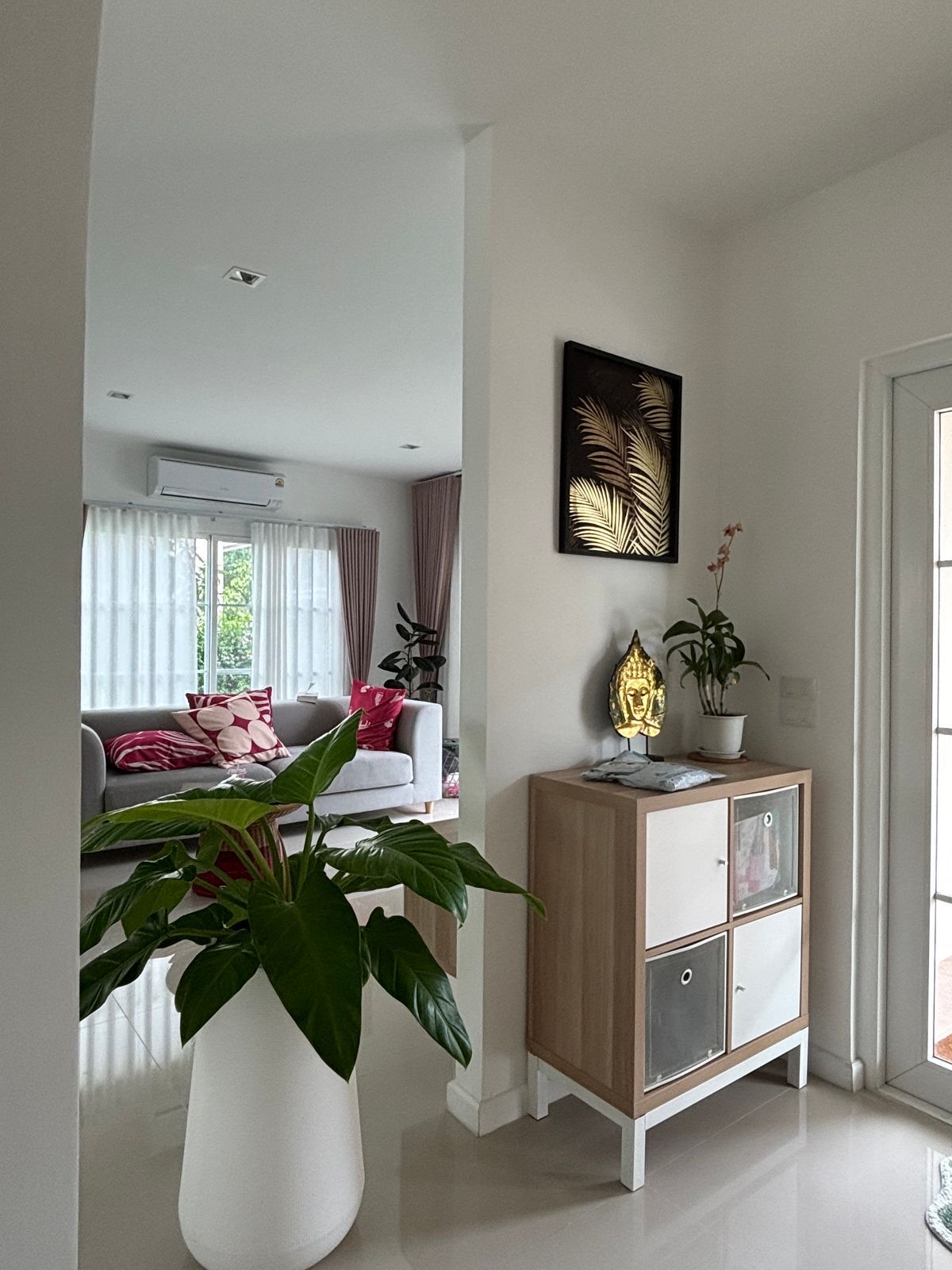 For RentHouseLadkrabang, Suwannaphum Airport : K-6415 for rent! Single house, Casa Grand Onnut - Ring Road ready