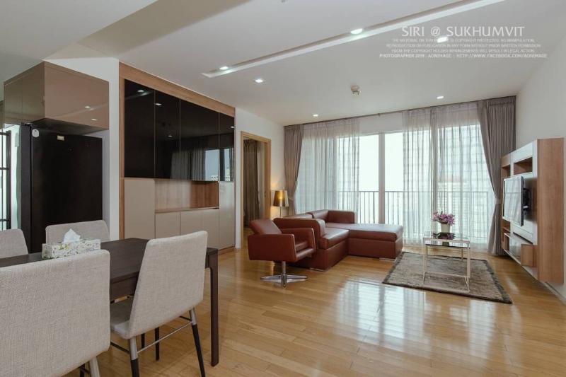 For RentCondoSukhumvit, Asoke, Thonglor : Condo For Rent Siri at Sukhumvit 3 Bedroom 3 Bathroom 113 sqm