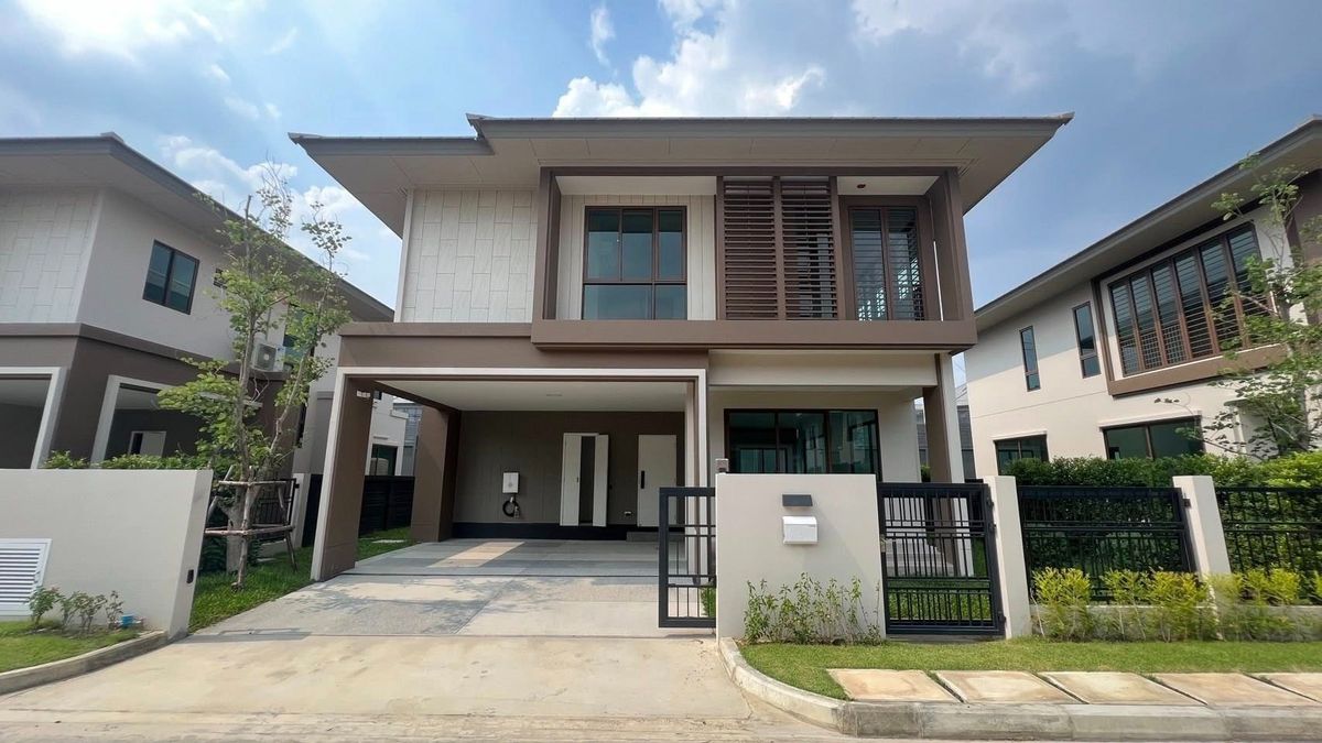 ให้เช่าบ้านพัฒนาการ ศรีนครินทร์ : ให้เช่า  บ้านเดี่ยว 2 ชั้น  Burasiri Krungthep kreetha