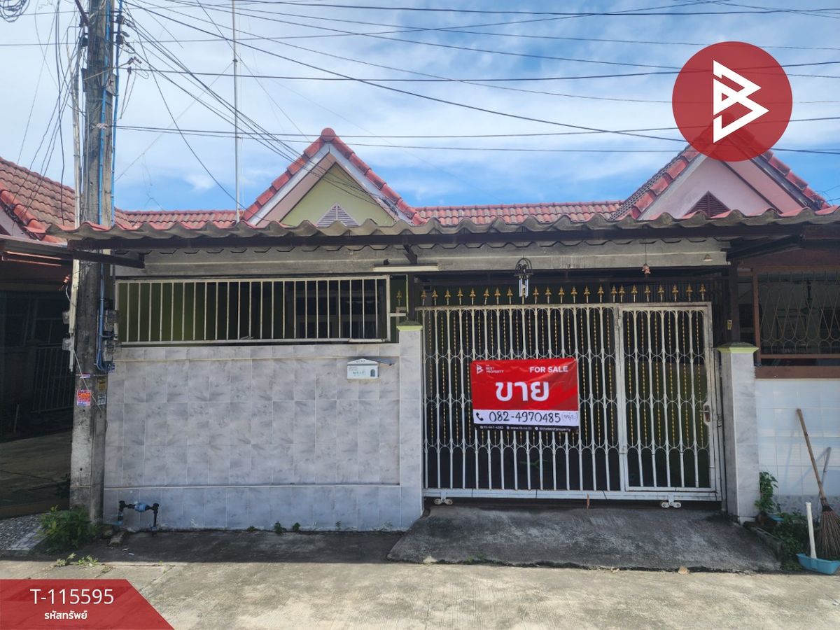 For SaleTownhomePattaya, Bangsaen, Chonburi : Townhouse for sale Pruk Village 8, Sriracha, Chon Buri