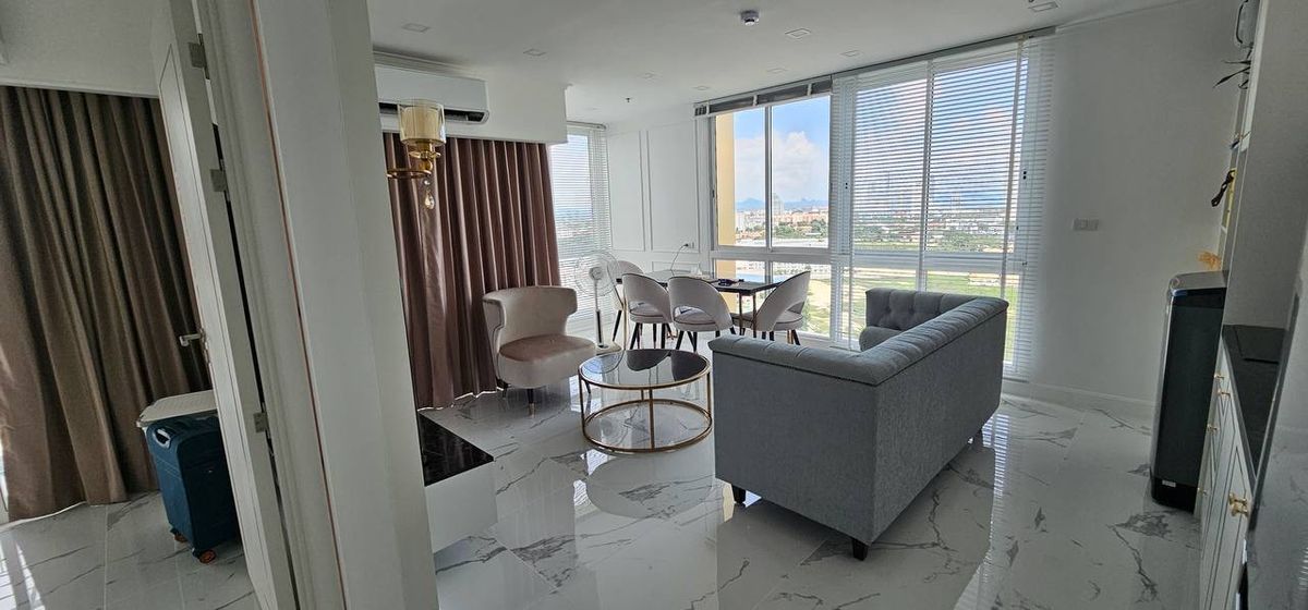 For SaleCondoPattaya, Bangsaen, Chonburi : 🔥 Empire Tower – 2 Bedroom Sea View Condo | High Floor | Only 8.65MB