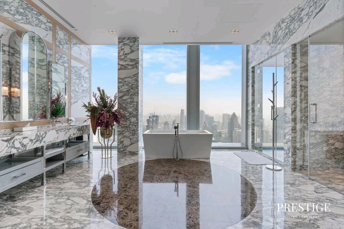 CondoSathorn, Narathiwat : 📌For RENT Rent | The Ritz -Carlton Sky Residences - 4BR (409 SQM) 🐶 Pet Friendly 900,000 THB / Month / 265M