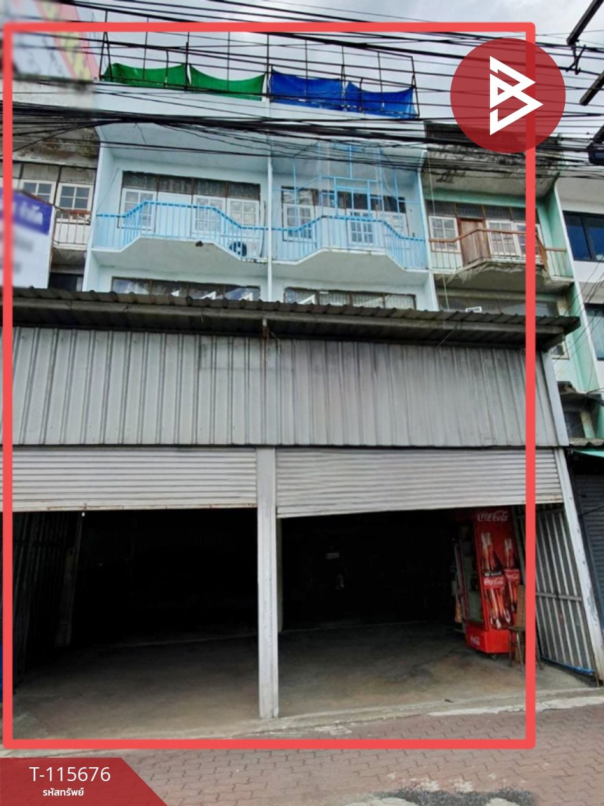 ขายอาคารพาณิชย์นครปฐม : ขายอาคารพาณิชย์ติดถนน เนื้อที่ 52 ตร.วา สามพราน นครปฐม