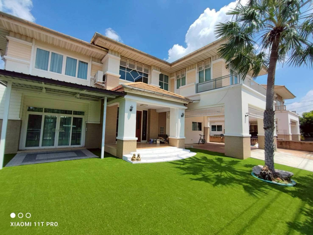 ให้เช่าบ้านนนทบุรี บางใหญ่ บางบัวทอง : บ้านเดี่ยว 4 ห้องนอน รีโนเวทใหม่ ติดถนนราชพฤกษ์ ขนาด 166ตรว. หลังหัวมุม ต้นโครงการ