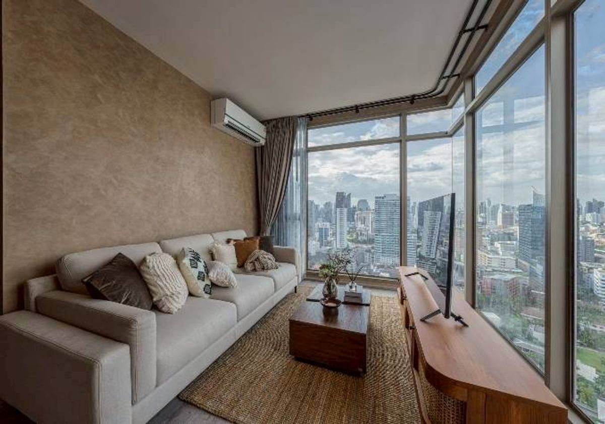 ให้เช่าคอนโดสุขุมวิท อโศก ทองหล่อ : LTHC12773- Rhythm Ekkamai Estate Condo FOR RENT Size 85.32 sqm. 2 beds 2 baths Near BTS Ekkamai Station ONLY 85K/Month