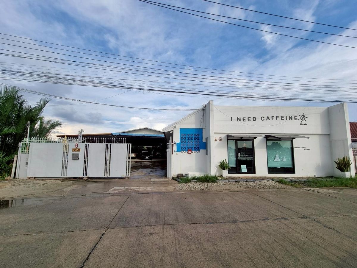 ขายโกดังสมุทรปราการ สำโรง : ขายที่ดิน 400 ตารางวา อาคารสำนักงาน พร้อมอาคารพักคนงาน  โกดัง ตำบลคลองบางปลากด อำเภอพระสมุทรเจดีย์  จังหวัดสมุทรปราการ 