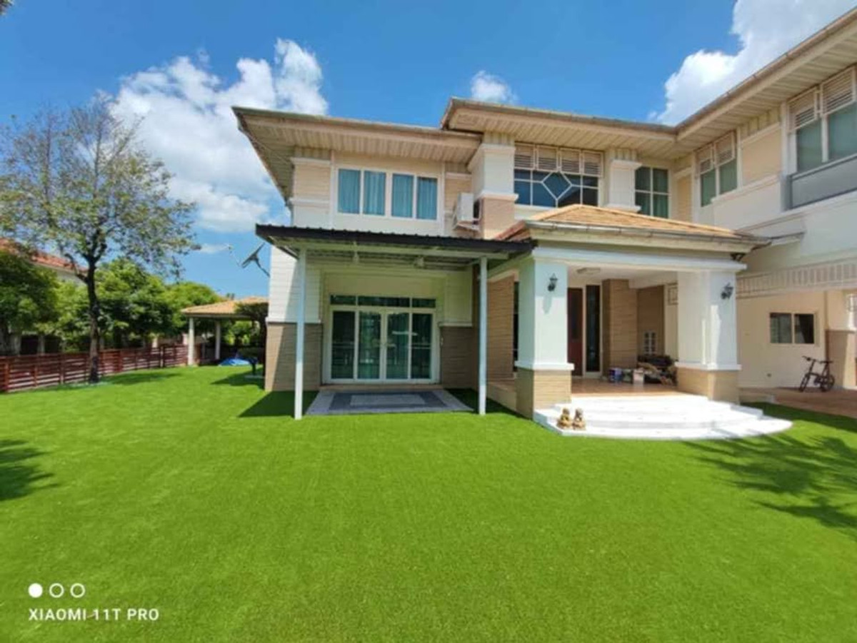 For RentHouseRama5, Ratchapruek, Bangkruai : Newly renovated 4-bedroom house on Ratchaphruek Road. 166 sq.wah, located at the beginning of the project.