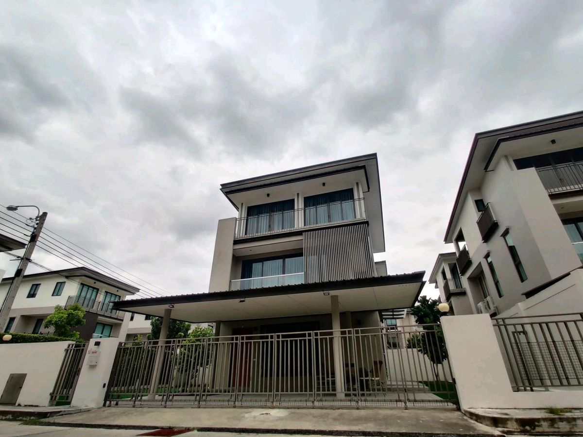 ให้เช่าบ้านลาดกระบัง สุวรรณภูมิ : 🌜🌟🌛ให้เช่า บ้านเดี่ยว 3 ชั้น.โครงการ aq arbor เฉลิมพระเกียติ ร.9