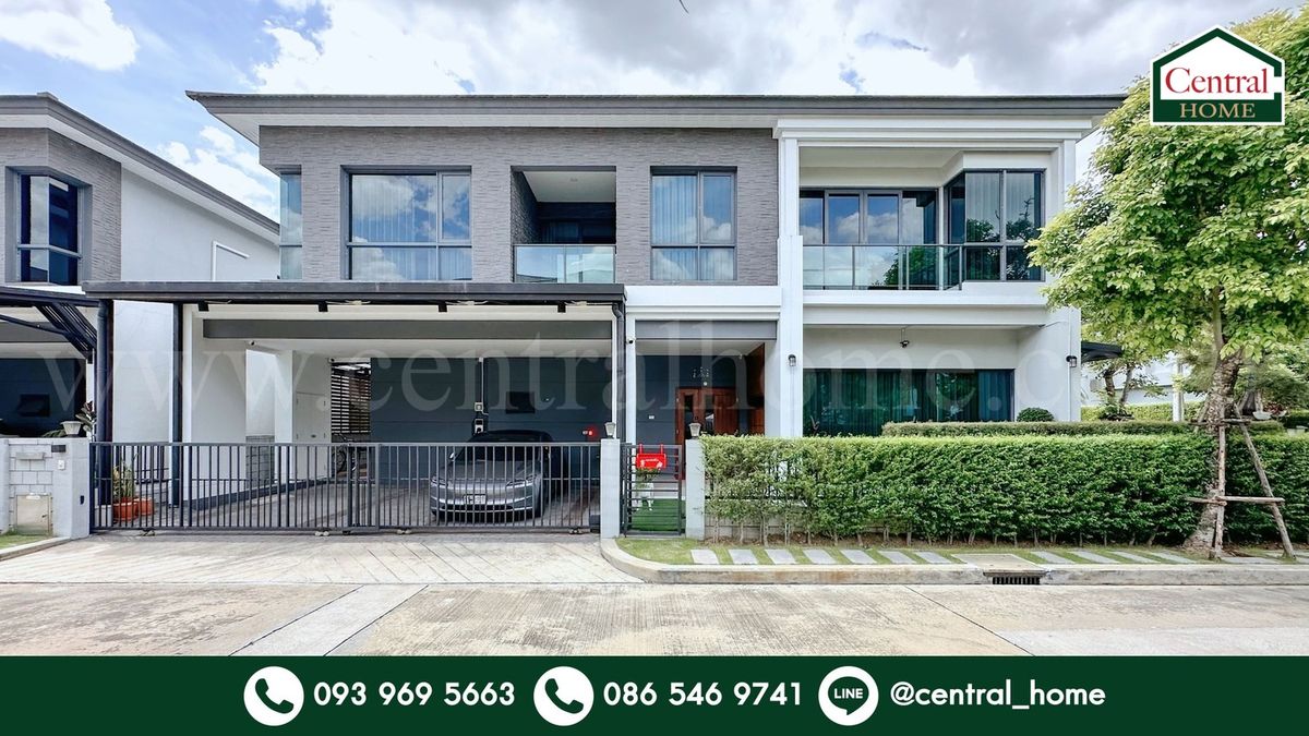 บ้านมีนบุรี-ร่มเกล้า : บ้านเดี่ยว เดอะ ซิตี้ พระราม 9 - รามคำแหง หลังมุม 