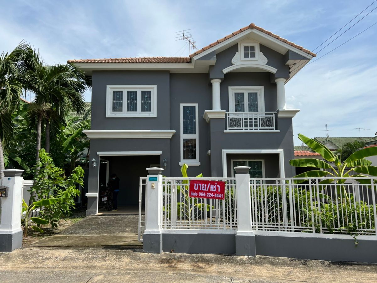 For RentHousePathum Thani,Rangsit, Thammasat : Single house 3 bedrooms 3 bathrooms, fully furnished, opposite Jumbo Market, Khlong 3