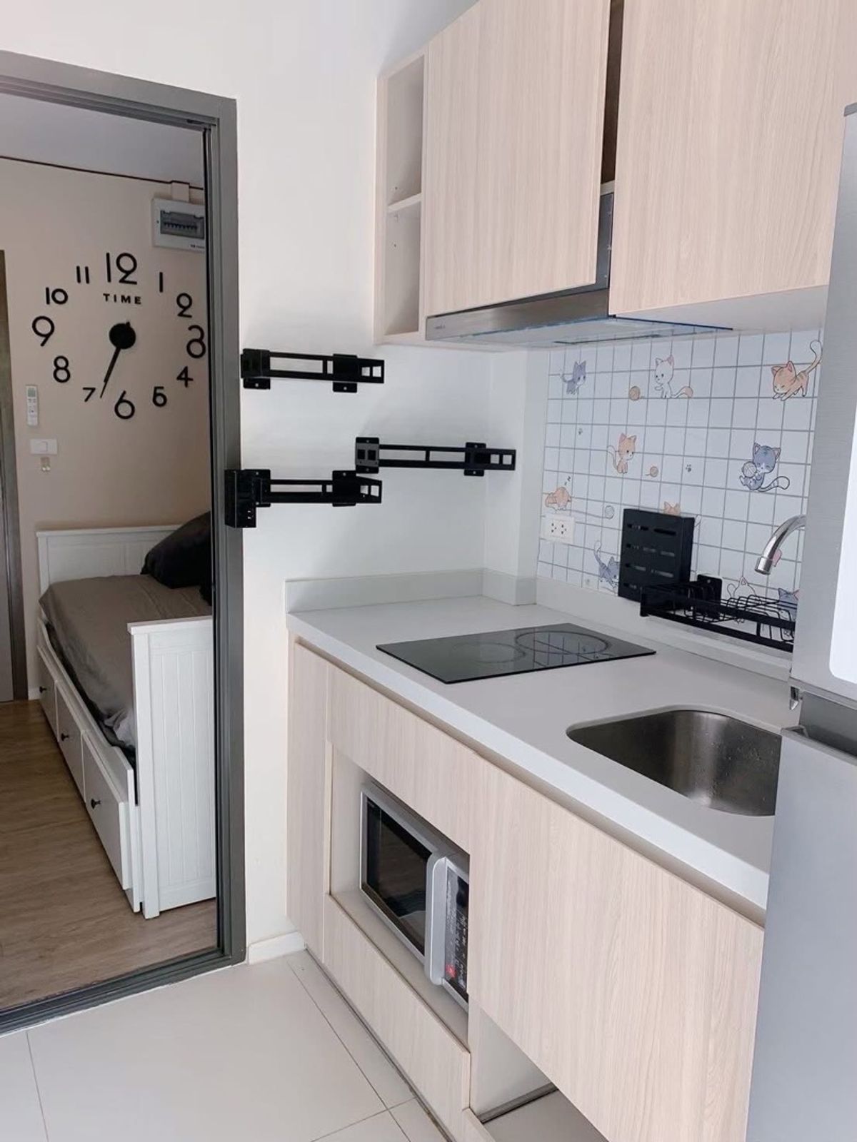 For RentCondoOnnut, Udomsuk : Urgent‼ ️ Available rooms for rent at The Nesst Sukhumvit 64 Building B Building Project+1 Bedroom City View 1 Bathroom, 29 sqm. Rental price 11,000 baht