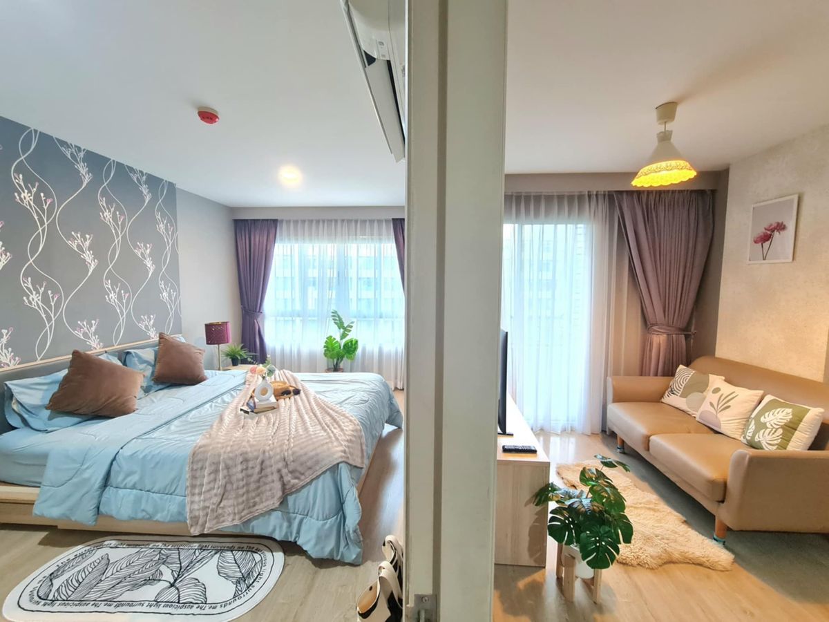 For RentCondoOnnut, Udomsuk : 🌿✨ Rent Elio Del Ray (Sukhumvit 64) Building G floor, 6th floor, Pool View room & Resort style garden near BTS Punnawithi and Udomsuk ✨🌿