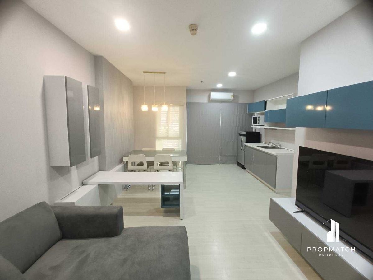 For RentCondoLadprao, Central Ladprao : ✨flash deal ✨The Room Ratchada-Ladprao (2Bed 1Bath 58.19SQM). Completely decorated !! Only 22,000 baht per month Tel.0981315848 @PropMatch