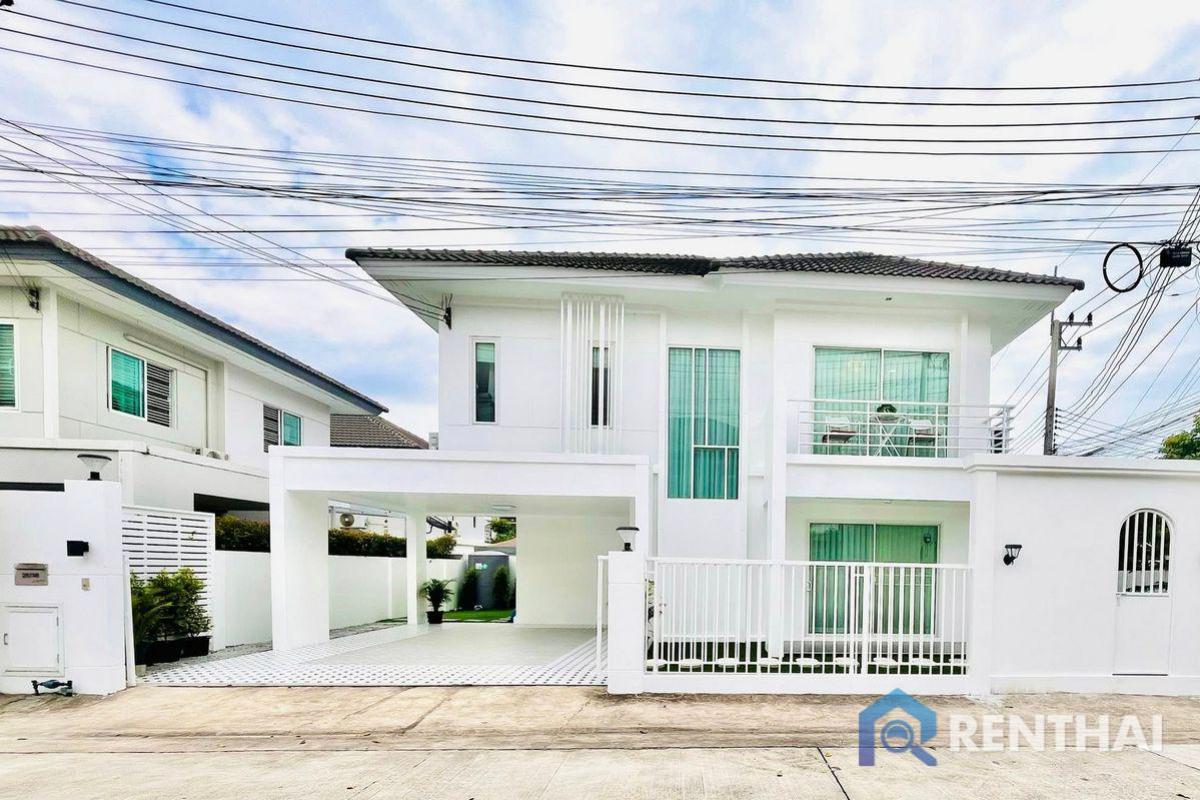 ขายบ้านพัทยา บางแสน ชลบุรี สัตหีบ : สำหรับ ขาย บ้าน 3 ห้องนอน ที่ Baan Pruksa Nara Jomtien