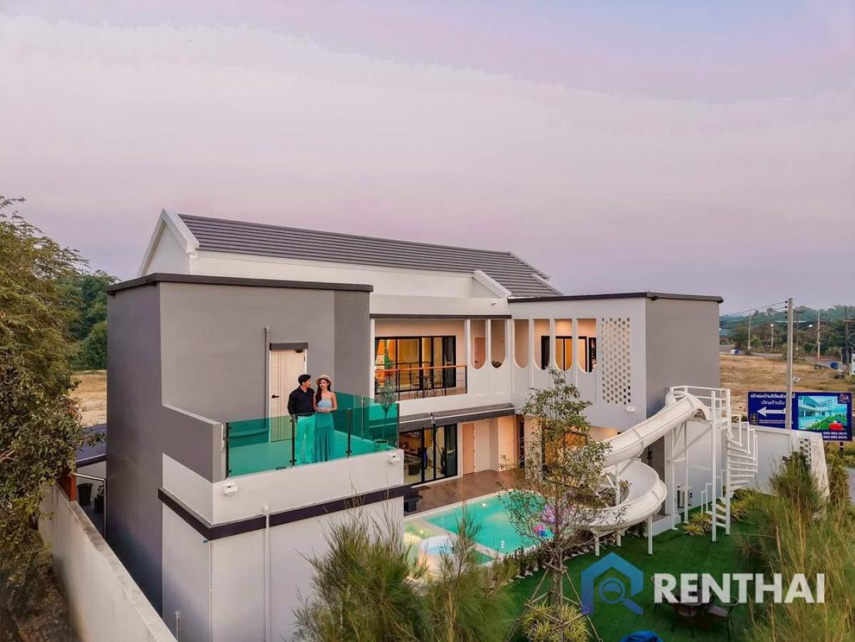 ขายบ้านพัทยา บางแสน ชลบุรี สัตหีบ : สำหรับ ขาย บ้าน 5 ห้องนอน ที่ ห้วยใหญ่