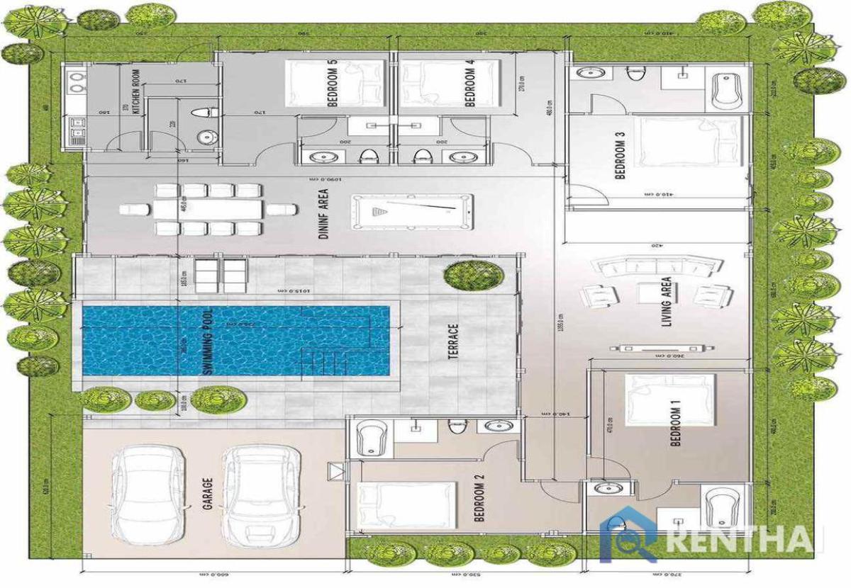 For SaleHousePattaya, Bangsaen, Chonburi : Pre sale price 29 Mb Luxury villa near Jomtien Beach.