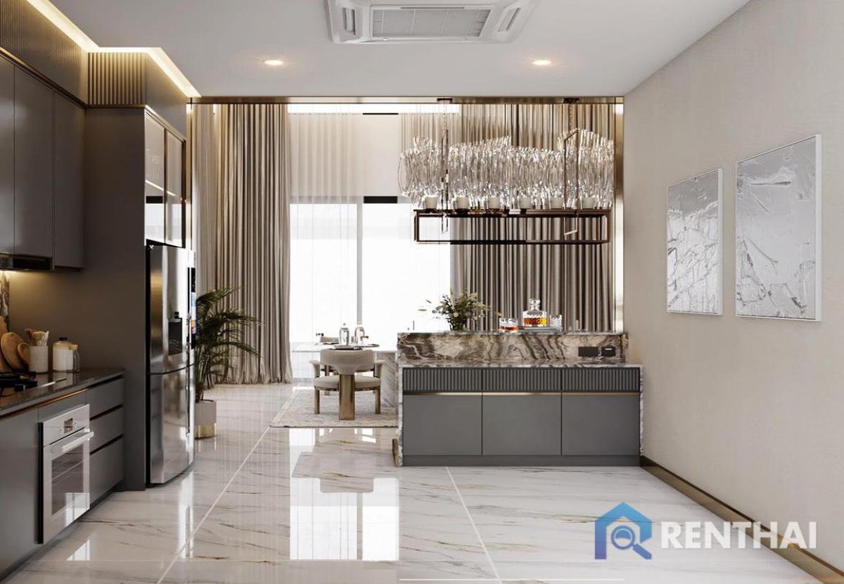 For SaleHousePattaya, Bangsaen, Chonburi : Pre sale price 29 Mb Luxury villa near Jomtien Beach.