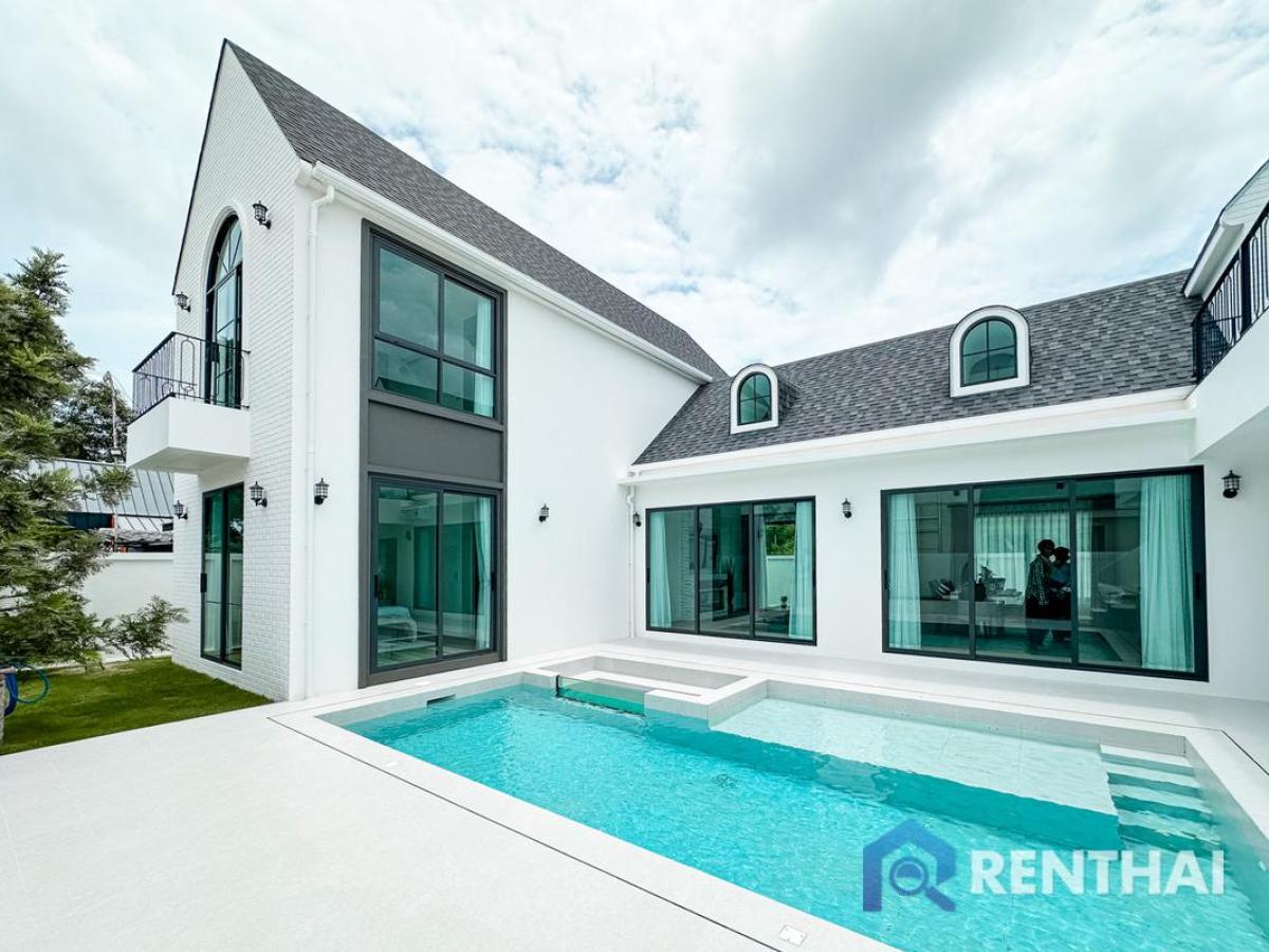 For SaleHousePattaya, Bangsaen, Chonburi : Best Investment pool villa at Castle Hills Pattaya