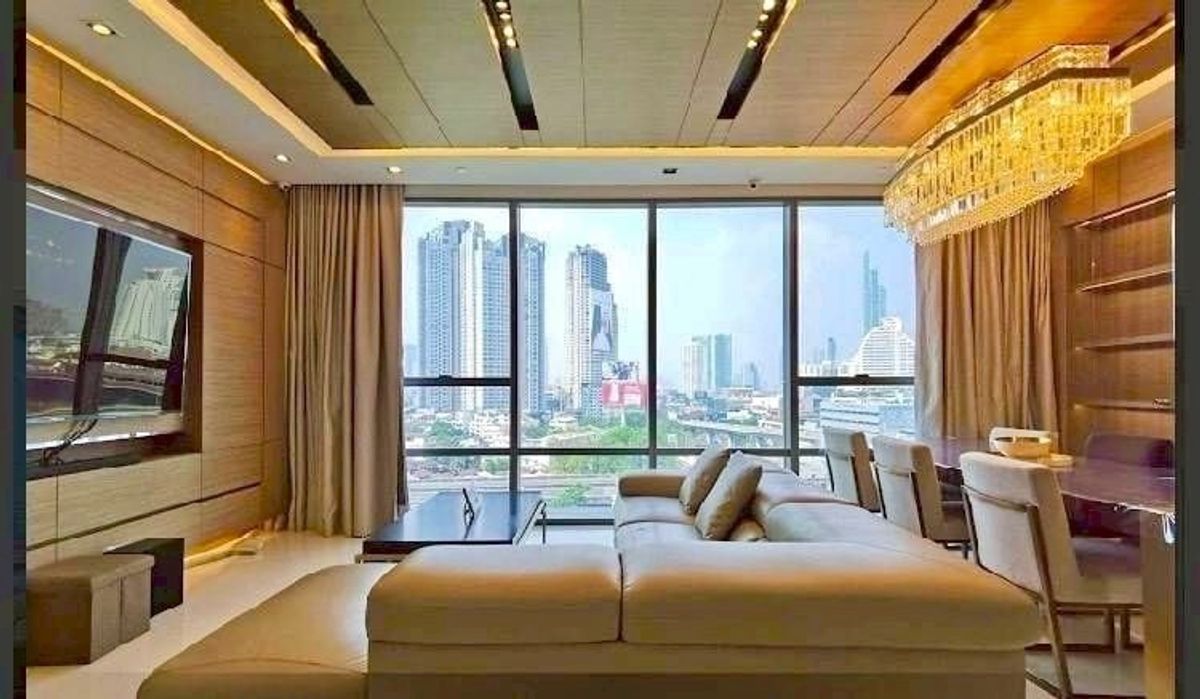 For RentCondoSathorn, Narathiwat : The Bangkok Sathorn (For rent) 2 Bed 2 Bath. Usable area 116 Square meter. (Ready to move in) *Rental 90,000 THB per month.  #CODE0420