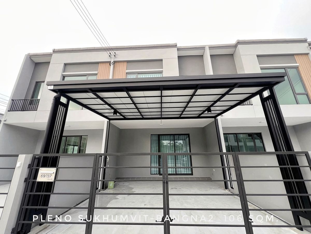 ให้เช่าทาวน์โฮมบางนา แบริ่ง ลาซาล : พร้อมเช่า บ้านทาว์นโฮม 2 ชั้น Pleno สุขุมวิท-บางนา2 เลี้ยงสัตว์ได้ ข้างเมกาบางนา