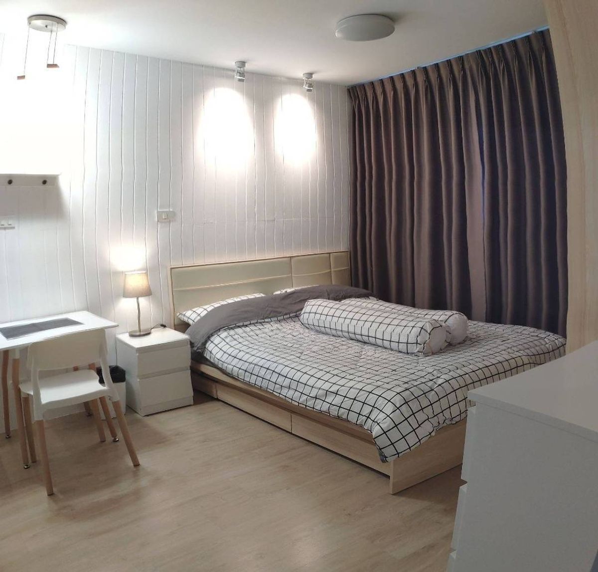 For RentCondoOnnut, Udomsuk : ✨🌿 Rent Elio Del Ray Sukhumvit 64 🌿✨ Condo, beautiful room, minimal style, warm, full of fir, ready to be near BTS Udomsuk, receive a 6 month contract.
