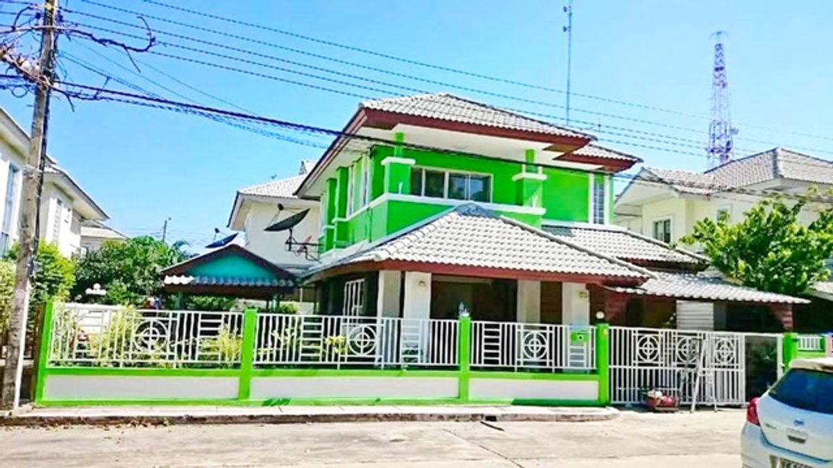 ให้เช่าบ้านบางนา แบริ่ง ลาซาล : รร.สาธิตบางนา 1.4 กม. 4นอน ตลาด บางพลีซิตี้ 2กม. ให้เช่าบ้านเดี่ยว 2ชั้น 66ตร.วา.266ตร.ม. 3น้ำ บ้านโล่ง รพ.จุฬารัตน์ 3 2.1 กม
