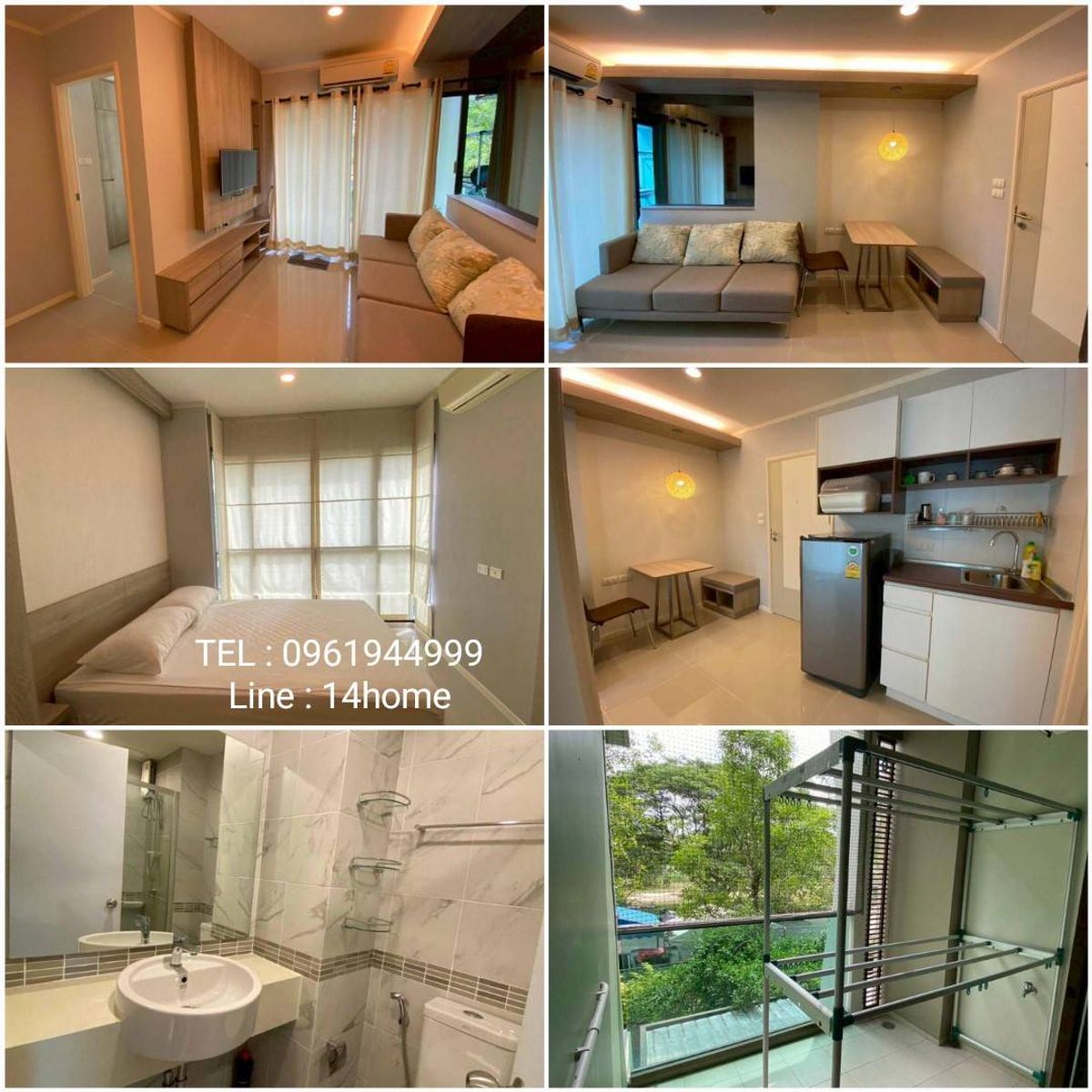For RentCondoCha-am Phetchaburi : Condo for rent 28.10 sqm, Lumpini Park Beach, Cha-am, A4 Building (next to Cha-am Beach), 2nd floor, near 7-11, Big C, Lotus Makro Home Pro, Mr.Diy, fresh market, Cha-am Municipality In no more than 3 km. 096194999