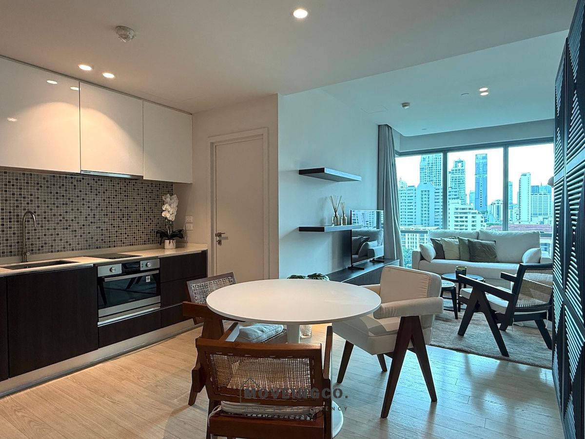 For RentCondoSukhumvit, Asoke, Thonglor : Newly renovated 1 BR condo in Asoke with city & garden view.  