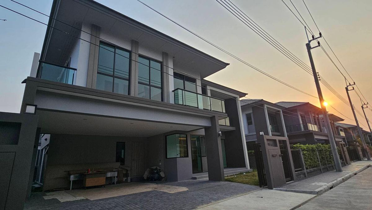 For SaleHouseLadkrabang, Suwannaphum Airport : The Palm Bangna - Ring Road / 4 Bedrooms (Sale), The Palm Bangna - Wongwaen / 4 Bedrooms (For Sale) Aim040