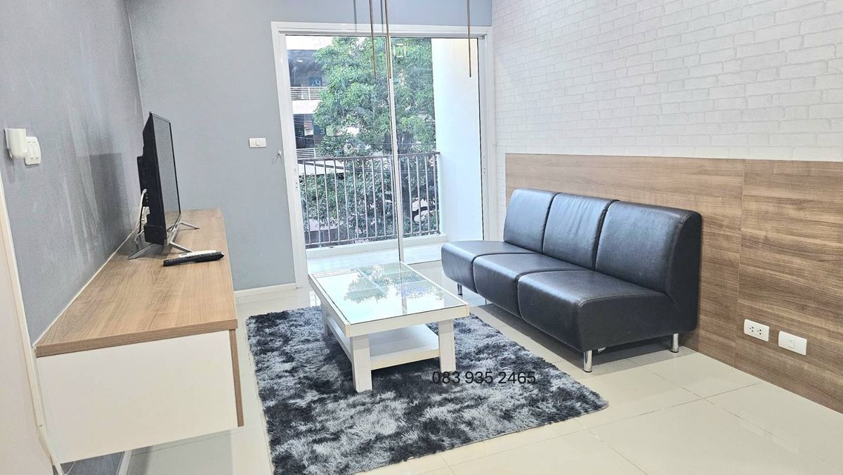 ให้เช่าคอนโดลาดพร้าว101 แฮปปี้แลนด์ : For rent! ห้องว่างพร้อมอยู่ Happy Condo Lat Phrao 101 ห้องใหญ่ 2 ห้องนอน 2ห้องน้ำ เฟอร์+เครื่องใช้ไฟฟ้าครบ