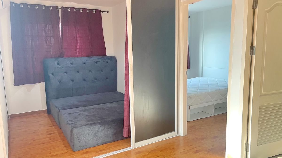 For SaleCondoMahachai Samut Sakhon : Sell ​​Tulips, Om Noi, 2 bedrooms, cheapest, buy investment or Can borrow money left