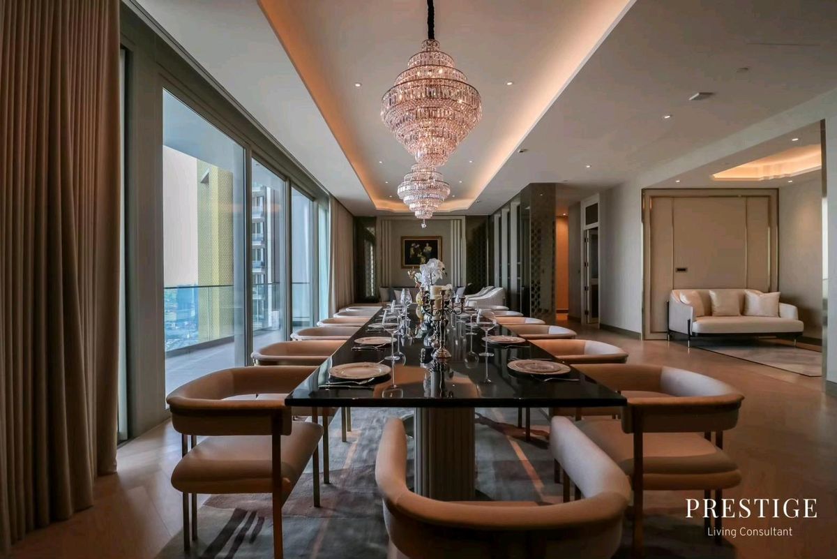 คอนโดวงเวียนใหญ่ เจริญนคร : The Residences at Mandarin Oriental Bangkok Whole Flooe - BTS Charoennakorn - 6BR 6BT [606 Sq.M.]