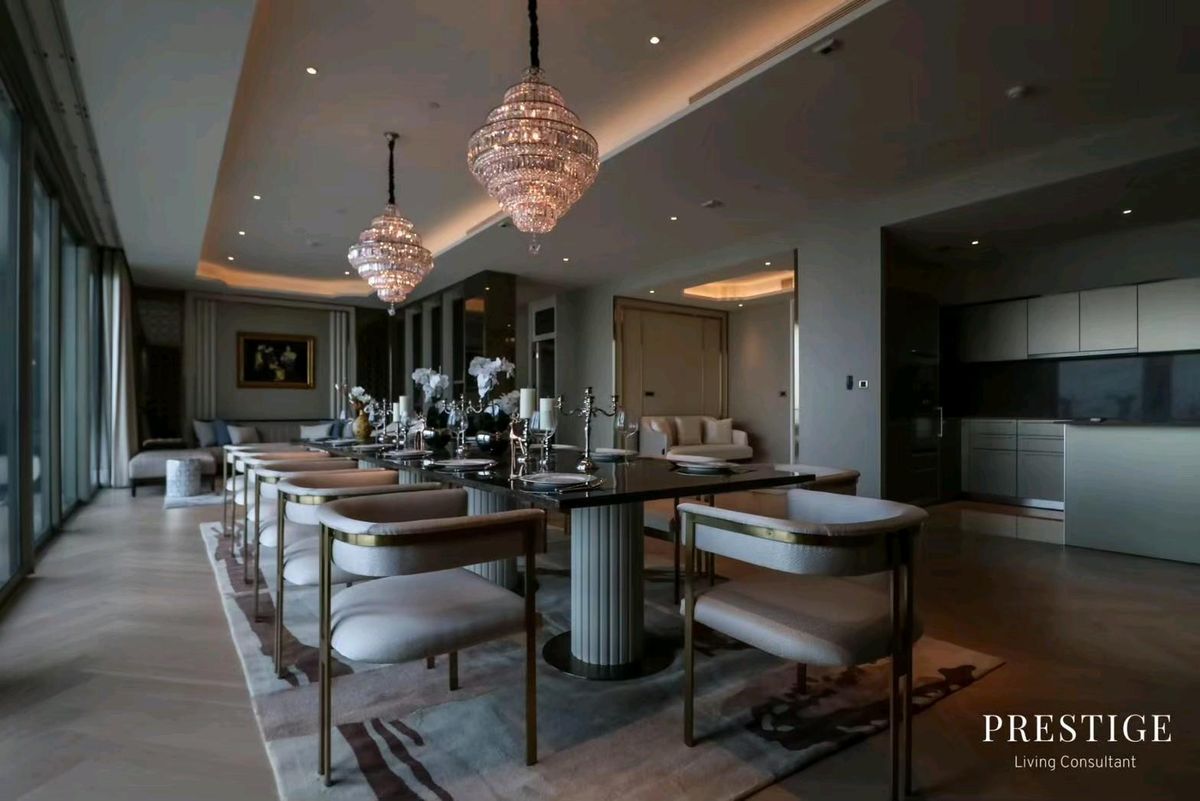 คอนโดวงเวียนใหญ่ เจริญนคร : The Residences at Mandarin Oriental Bangkok Whole Flooe - BTS Charoennakorn - 6BR 6BT [606 Sq.M.]
